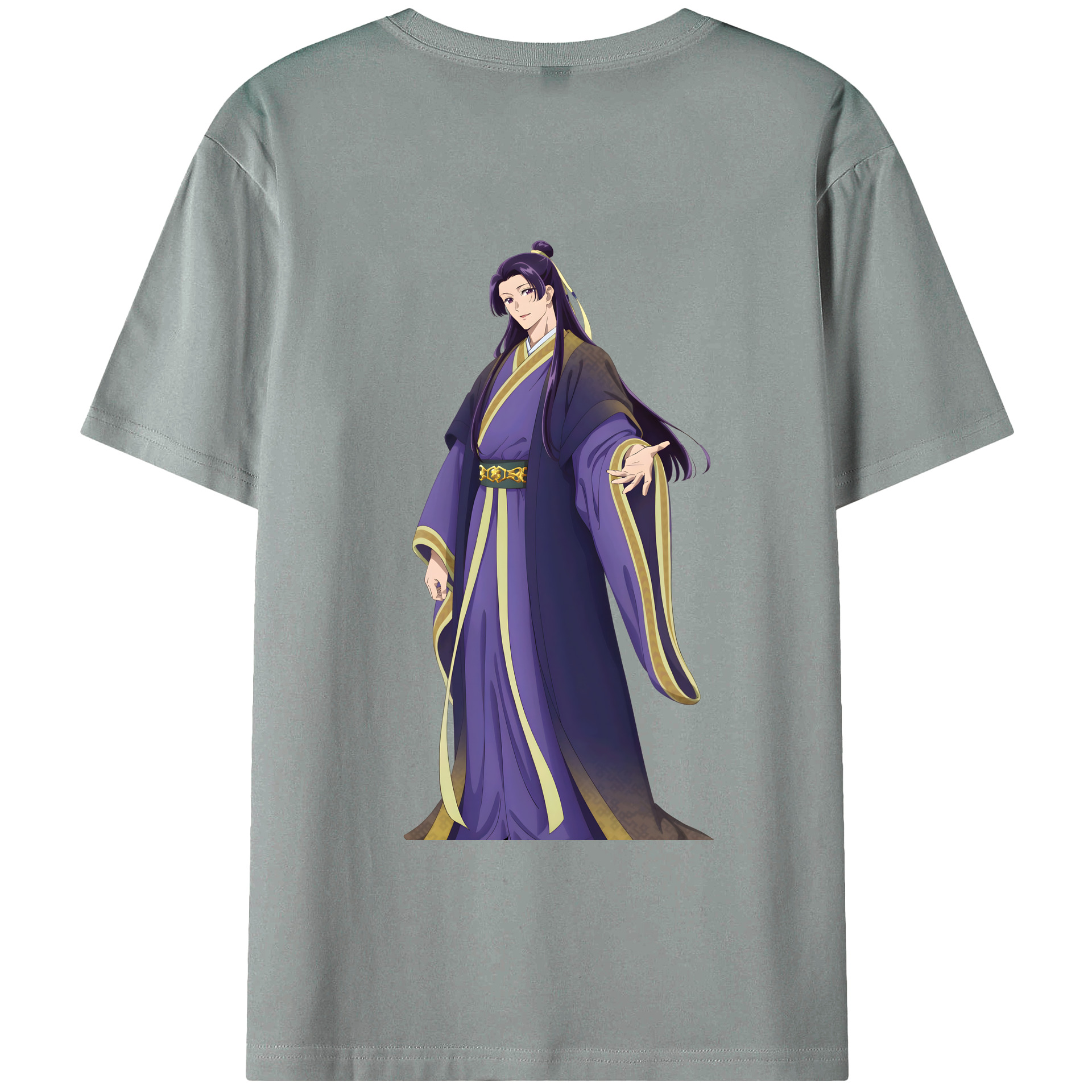 （画像用） 薬屋のひとりごと The Apothecary Diaries 綿100％ メンズ半袖Tシャツ（バックプリント） 通気性